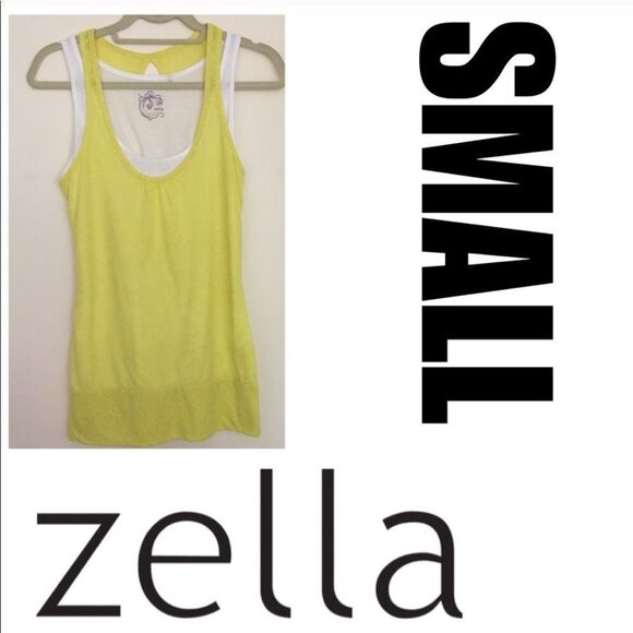 — Zella — Soft Yellow Active Tank Size Small - Picture 5 of 8